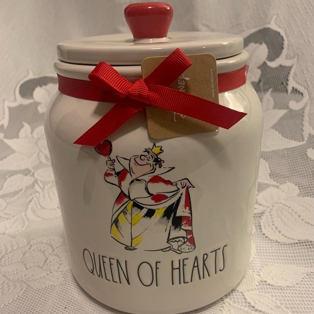 Rae Dunn Disney Queen of Heats Canister large new with tags